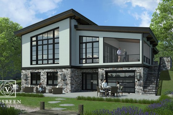 Contemporary Home with Screened Porch