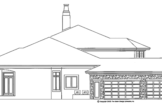 Exterior - Other Elevation for Mediterranean House Plan #930-305 - 4 bed, 3.5 bath
