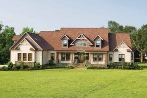 Craftsman Exterior - Front Elevation Plan #929-422