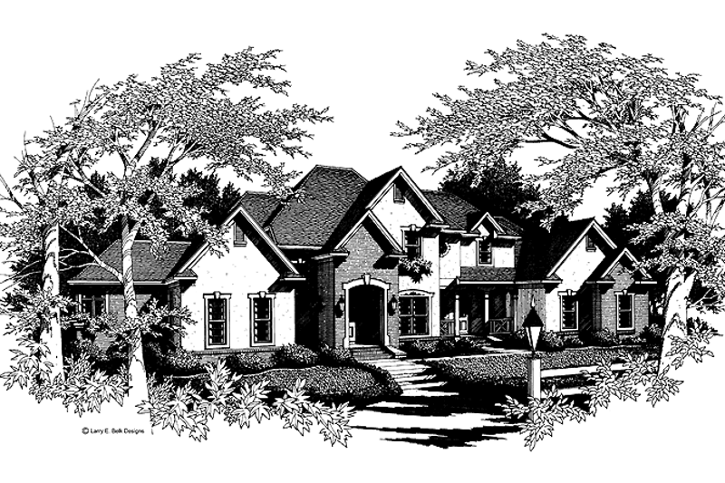 House Plan Design - Traditional Exterior - Front Elevation Plan #952-98