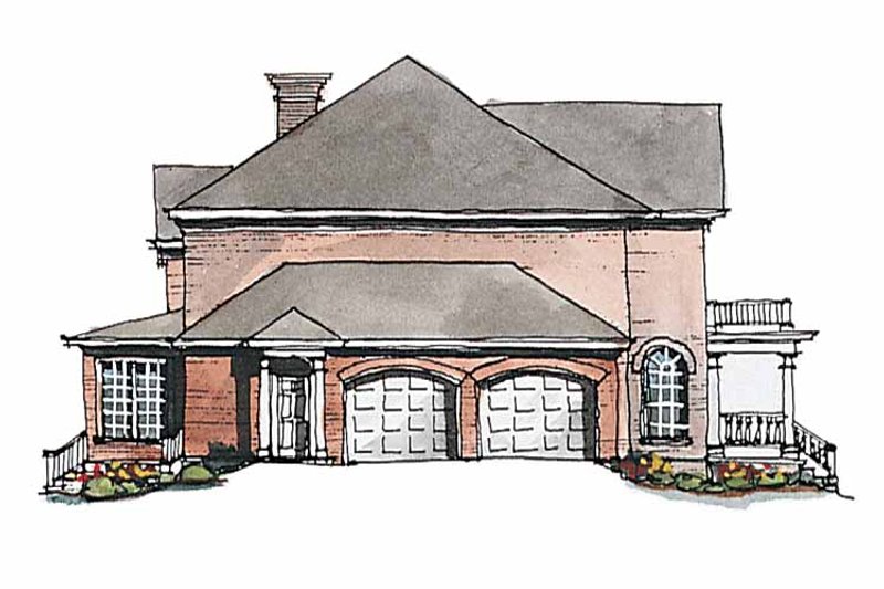 Home Plan - Exterior - Other Elevation for Classical House Plan #429-189 - 4 bed, 3.5 bath