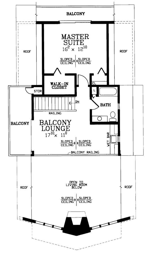 Home Plan - Floor Plan - Upper Floor Plan #72-1048