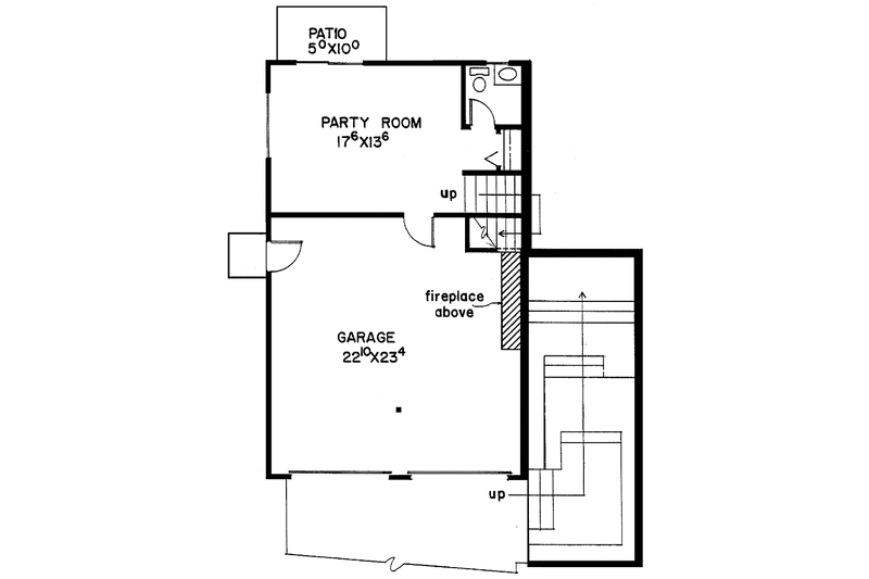 Home Plan - Floor Plan - Other Floor for Contemporary House Plan #60-731 - 3 bed, 2.5 bath