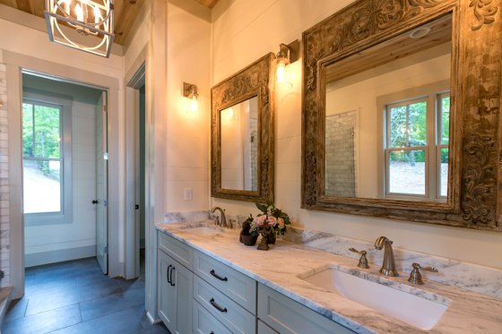 Interior - Master Bathroom for Traditional House Plan #63-412 - 5 bed, 4 bath