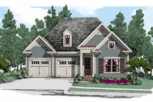 Colonial Exterior - Front Elevation Plan #927-510