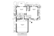 Mediterranean Style House Plan - 3 Beds 2.5 Baths 1515 Sq/Ft Plan #420-222 