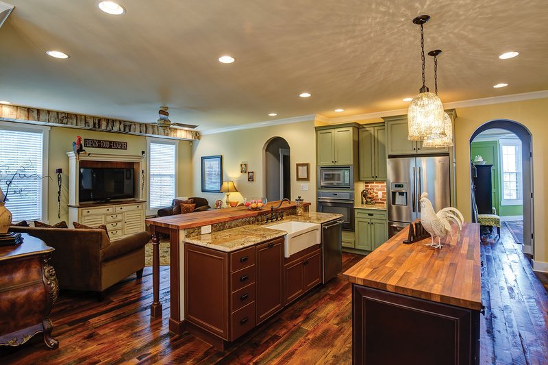 Architectural House Design - Interior - Kitchen for European House Plan #927-362 - 4 bed, 3 bath