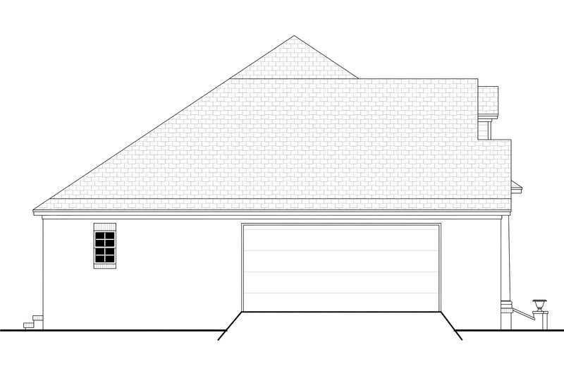 Dream House Plan - Exterior - Other Elevation for Traditional House Plan #430-13 - 3 bed, 2 bath