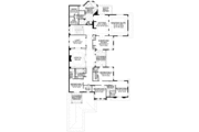 Mediterranean Style House Plan - 6 Beds 6.5 Baths 6217 Sq/Ft Plan #420-189 