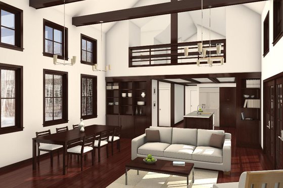 Interior - Other 1 for Cabin House Plan #497-47 - 3 bed, 2 bath