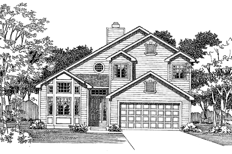 House Plan Design - Traditional Exterior - Front Elevation Plan #72-929