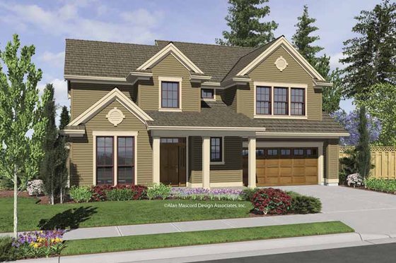 Exterior - Front Elevation 3 for Traditional House Plan #48-850 - 3 bed, 2.5 bath