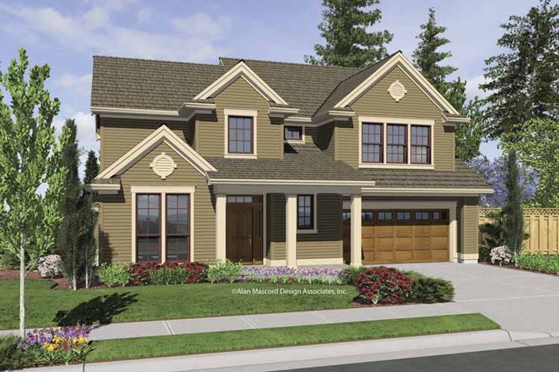 Architectural House Design - Exterior - Front Elevation 3 for Traditional House Plan #48-850 - 3 bed, 2.5 bath