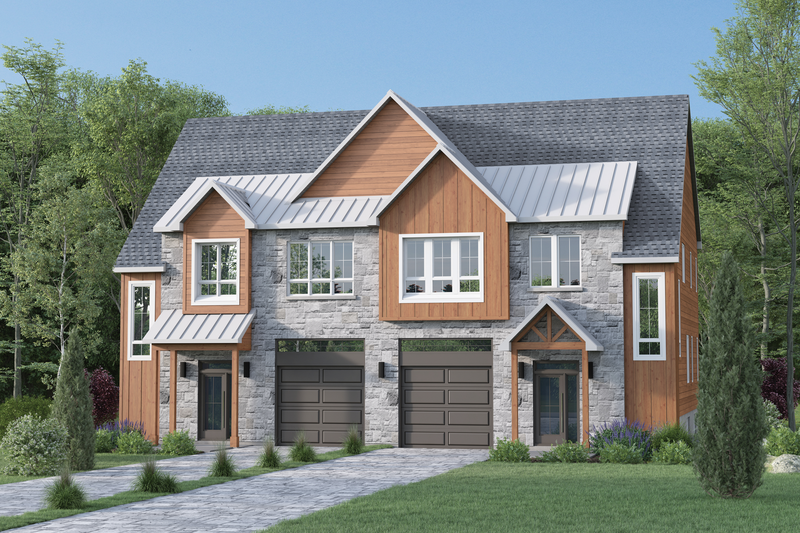 House Plan Design - Farmhouse Exterior - Front Elevation Plan #25-5000