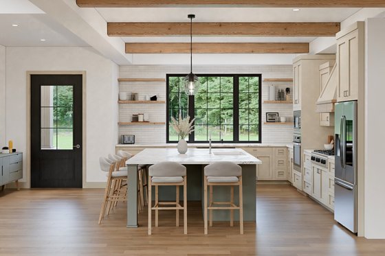 Interior - Kitchen for Farmhouse House Plan #1089-67 - 3 bed, 2.5 bath