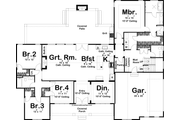 Modern Style House Plan - 4 Beds 2.5 Baths 2461 Sq/Ft Plan #455-300 