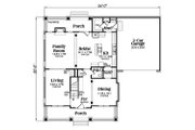 Bungalow Style House Plan - 4 Beds 2.5 Baths 2761 Sq/Ft Plan #419-298 