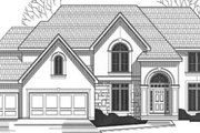 Traditional Style House Plan - 4 Beds 3 Baths 3803 Sq/Ft Plan #67-829 