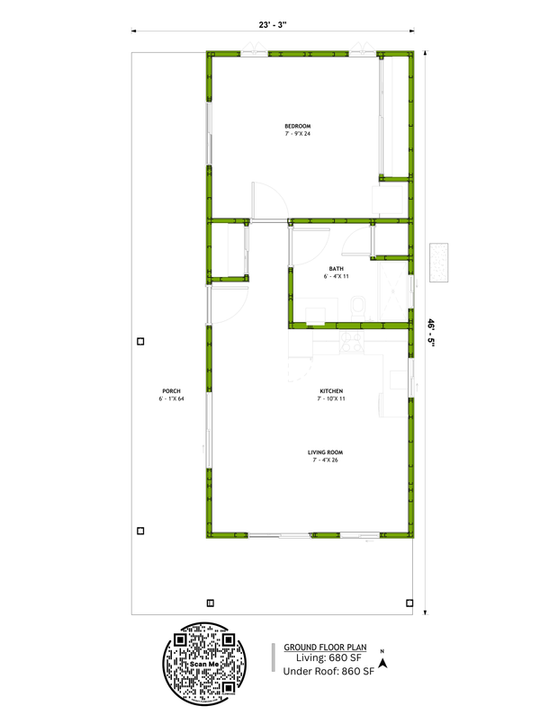 Farmhouse Floor Plan - Main Floor Plan #1106-40
