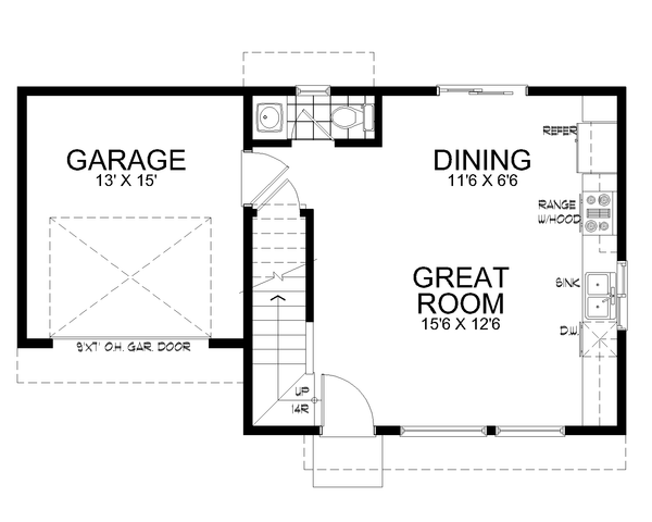 Dream House Plan - Modern Floor Plan - Main Floor Plan #112-179