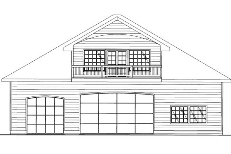 Architectural House Design - Traditional Exterior - Front Elevation Plan #117-667