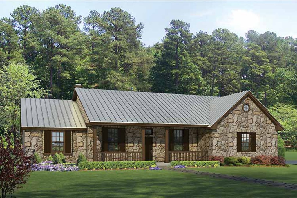 Country Style House Plan 3 Beds 2 Baths 2136 Sq Ft Plan 