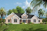 Mediterranean Style House Plan - 3 Beds 2.5 Baths 2614 Sq/Ft Plan #57-279 