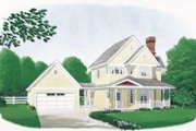 Country Style House Plan - 3 Beds 2.5 Baths 1682 Sq/Ft Plan #410-114 
