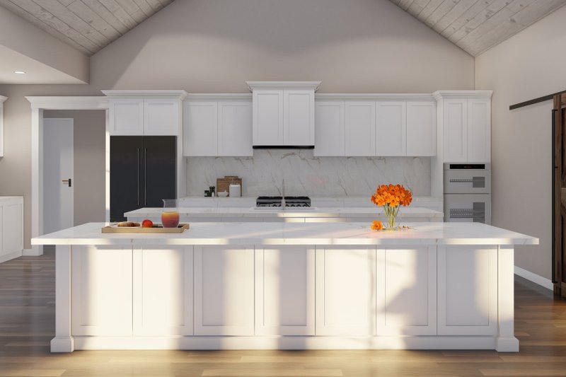 House Design - Interior - Kitchen for Farmhouse House Plan #923-395 - 3 bed, 2.5 bath