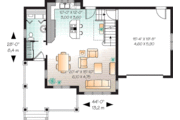 Southern Style House Plan - 3 Beds 1.5 Baths 1534 Sq/Ft Plan #23-625 