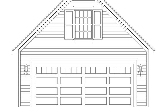 Exterior - Front Elevation 3 for Country House Plan #932-194, 0 bath