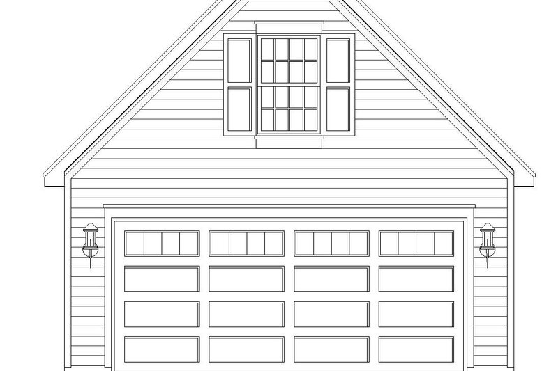 Home Plan - Exterior - Front Elevation 3 for Country House Plan #932-194, 0 bath