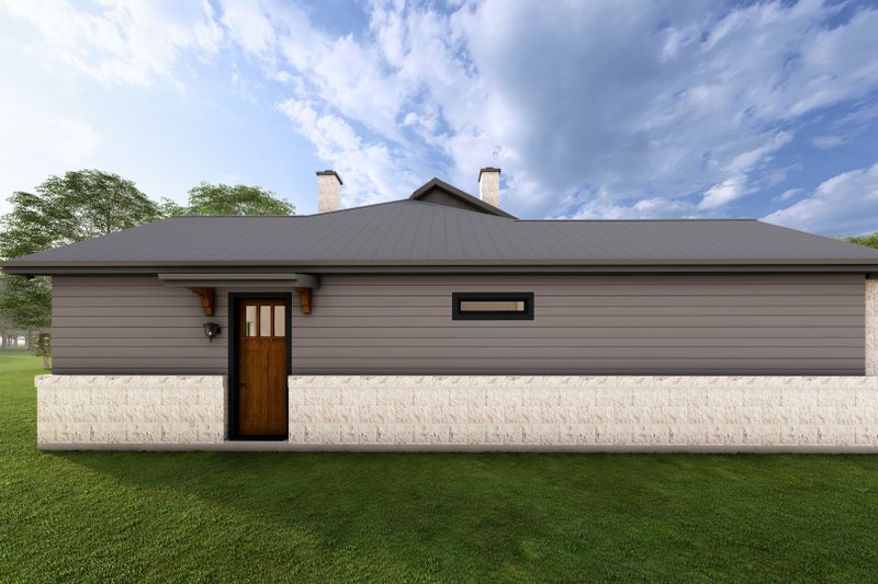 Architectural House Design - Exterior - Other Elevation for Ranch House Plan #1127-1 - 3 bed, 2 bath