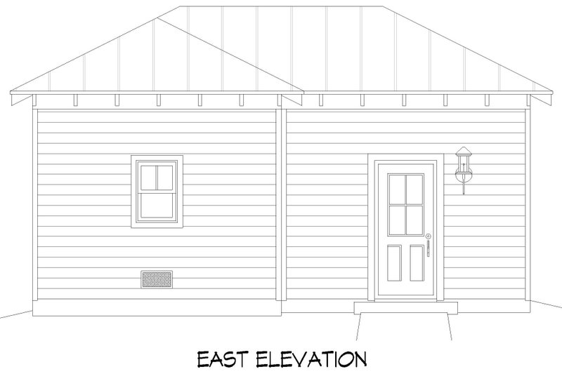 Architectural House Design - Exterior - Other Elevation 2 for Contemporary House Plan #932-651, 0 bath