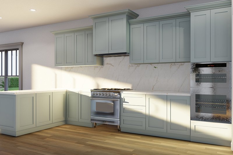 House Blueprint - Interior - Kitchen 3 for Country House Plan #923-326 - 3 bed, 3.5 bath