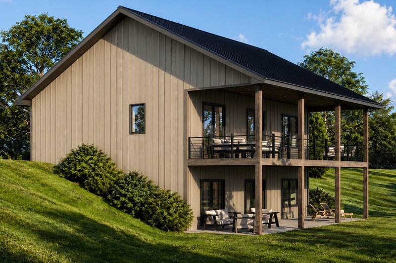 Architectural House Design - Exterior - Other Elevation for Modern House Plan #1064-496 - 2 bed, 2 bath