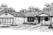 Traditional Style House Plan - 3 Beds 2 Baths 1280 Sq/Ft Plan #60-551 