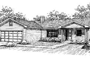 Traditional Exterior - Front Elevation Plan #60-551