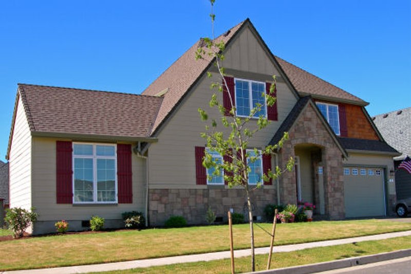 Home Plan - Exterior - Other Elevation 3 for Craftsman House Plan #48-372 - 3 bed, 2.5 bath