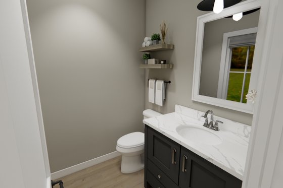 Interior - Bathroom 1 for Bungalow House Plan #51-1408 - 3 bed, 2.5 bath