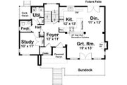 Contemporary Style House Plan - 4 Beds 3.5 Baths 2947 Sq/Ft Plan #126-232 