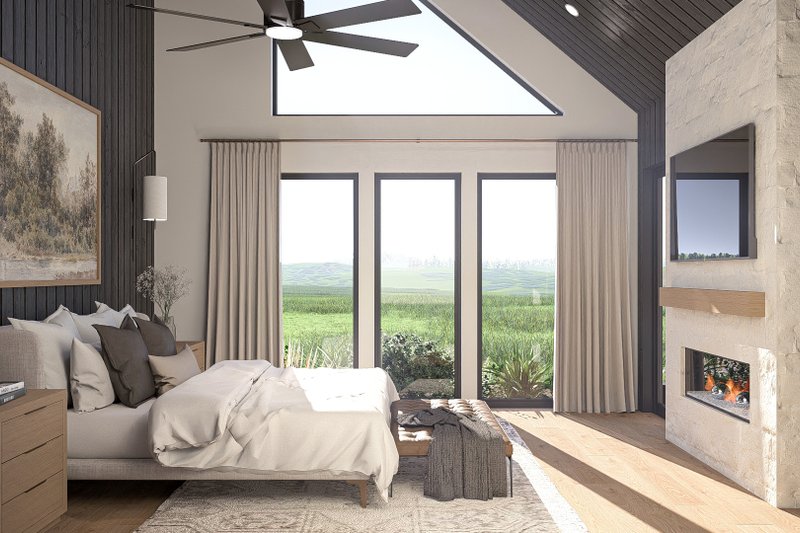 House Design - Interior - Master Bedroom for Modern House Plan #455-382 - 3 bed, 2.5 bath