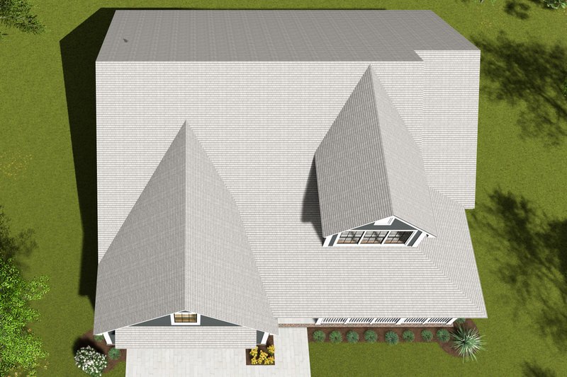 Home Plan - Exterior - Other Elevation 3 for Farmhouse House Plan #513-2241 - 4 bed, 2.5 bath