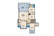Mediterranean Style House Plan - 4 Beds 4.5 Baths 4513 Sq/Ft Plan #548-14 