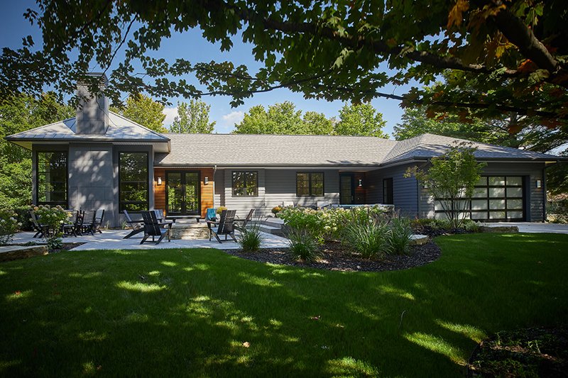 Architectural House Design - Right Side Elevation