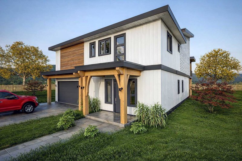 House Blueprint - Exterior - Other Elevation 1 for Farmhouse House Plan #1101-54 - 3 bed, 3 bath