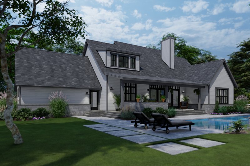 Architectural House Design - Exterior - Other Elevation 3 for Traditional House Plan #120-276 - 3 bed, 2.5 bath