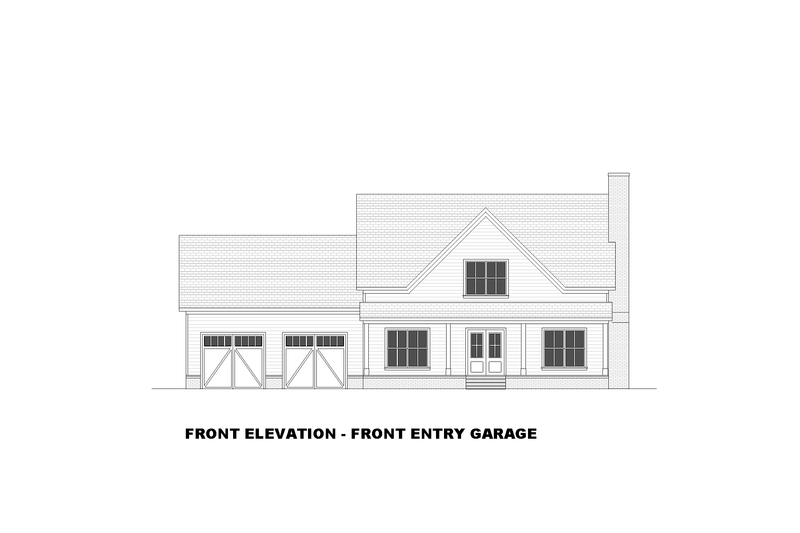 Architectural House Design - Exterior - Front Elevation 4 for Farmhouse House Plan #1117-37 - 4 bed, 3.5 bath