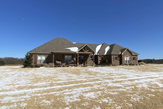Exterior - Front Elevation 3 for Country House Plan #932-94 - 3 bed, 3.5 bath