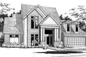Traditional Exterior - Front Elevation Plan #120-107